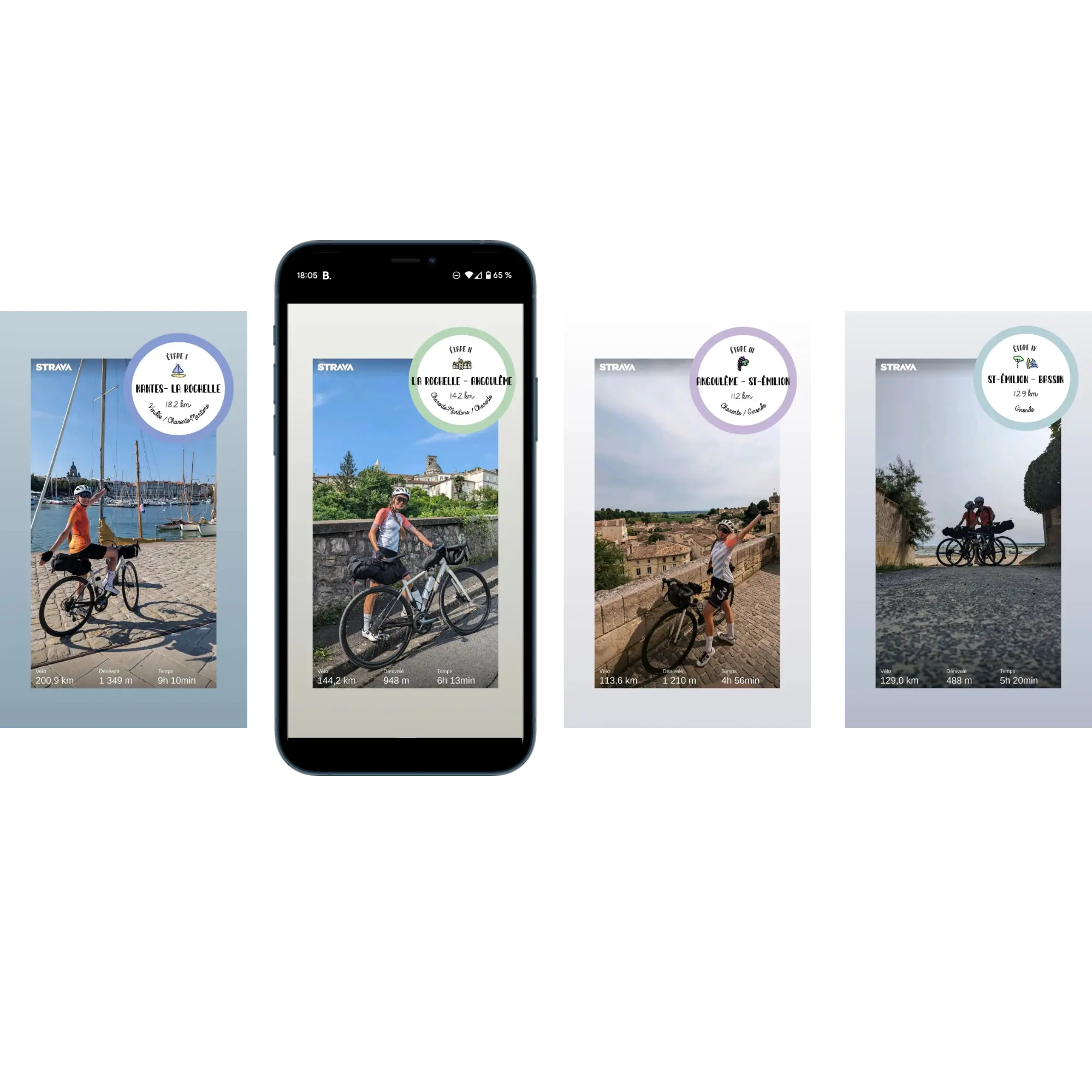 Exemple d'utilisation en stories Instagram
